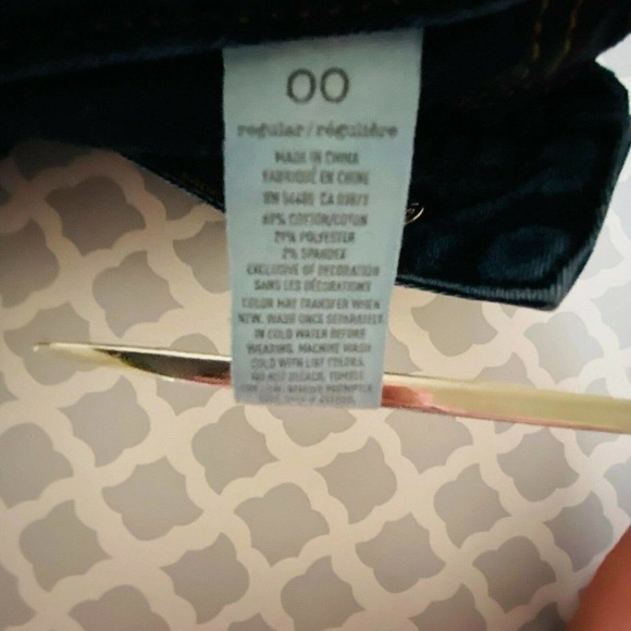 American Eagle Outfitters Size 00 Womens Jeggings Stretch Blue Denim Jeans - Picture 4 of 10